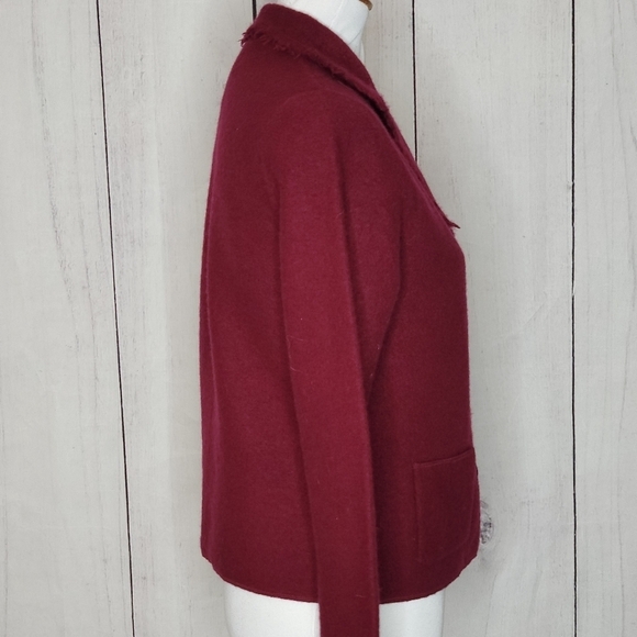Vintage Nouveaux wool cardigan - Picture 2 of 8